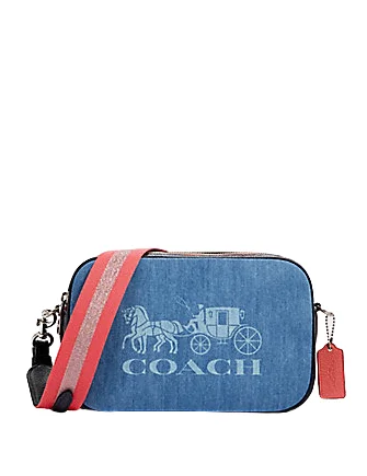 Coach Denim Horse and Carriage Jes Crossbody Must-Have Bags With Big Savings