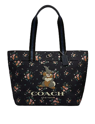Bags For Outdoor Adventures Coach Disney X Coach Tote With Rose Bouquet Print and Thumper Classic Totes At Unbeatable Deals Bags For Outdoor Adventures Coach Disney X Coach Tote With Rose Bouquet Print and Thumper Classic Totes At Unbeatable Deals