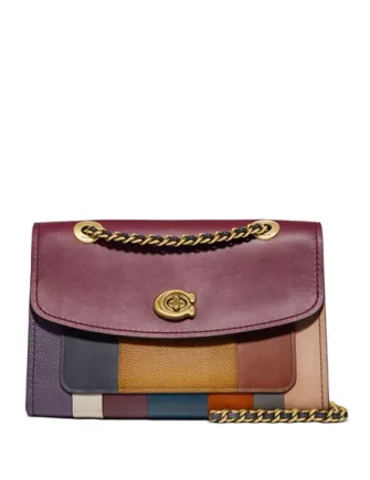 Coach Patchwork Stripe Parker Shoulder Bag Premium Bags At Special Prices