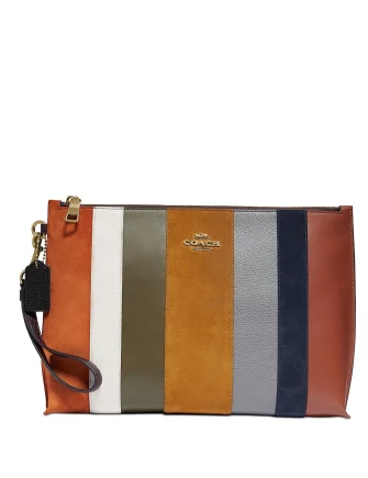 Flash Sales On Premium And High-Quality Bags Coach Patchwork Stripes Large Charlie Pouch Must-Have Bags, Big Discounts Flash Sales On Premium And High-Quality Bags Coach Patchwork Stripes Large Charlie Pouch Must-Have Bags, Big Discounts