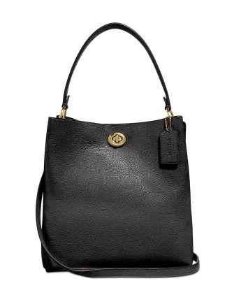 Designer Bags For Luxury Collectors Coach Polished Pebble Leather Charlie Bucket Crossbody Statement Bags, Shop Today Designer Bags For Luxury Collectors Coach Polished Pebble Leather Charlie Bucket Crossbody Statement Bags, Shop Today