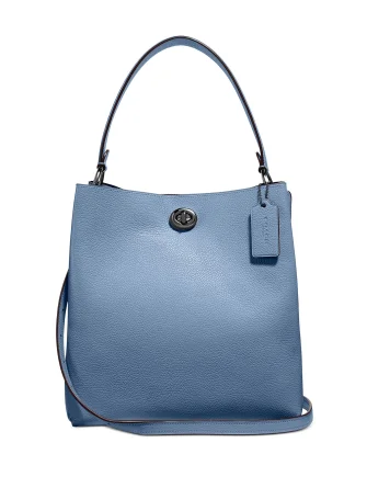 Coach Polished Pebble Leather Charlie Bucket Crossbody Handbag Deals You'll Love