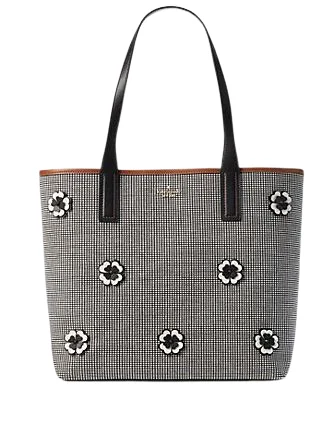 Chic And Clearance-Priced Tote Bags Kate Spade New York Ash Street Flower Applique Triple Compartment Tote Fashionable Bags At Must-Have Prices Chic And Clearance-Priced Tote Bags Kate Spade New York Ash Street Flower Applique Triple Compartment Tote Fashionable Bags At Must-Have Prices
