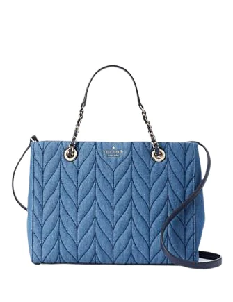 Evening Events Kate Spade New York Briar Lane Quilted Denim Meena Satchel The Best Handbag Offers Are Here Evening Events Kate Spade New York Briar Lane Quilted Denim Meena Satchel The Best Handbag Offers Are Here