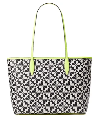 Style Without Limits Kate Spade New York Hollie Spade Clover Geo Neon Trim Large Tote Fashionable Bags With Special Seasonal Offers Style Without Limits Kate Spade New York Hollie Spade Clover Geo Neon Trim Large Tote Fashionable Bags With Special Seasonal Offers