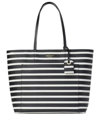 Mega Sale Kate Spade New York Hyde Lane Stripe Riley Tote Trendy Purses, Limited Offer Mega Sale Kate Spade New York Hyde Lane Stripe Riley Tote Trendy Purses, Limited Offer