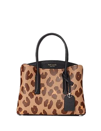 Flirty Fashion Discounts Kate Spade New York Margaux Leopard Medium Satchel Don't Miss Out – Shop Fashionable Bags At Special Rates