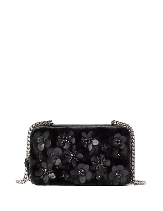 Kate Spade New York Neve Shearling Embellished Chain Double Zip Crossbody Premium Handbags At Budget-Friendly Prices Kate Spade New York Neve Shearling Embellished Chain Double Zip Crossbody Premium Handbags At Budget-Friendly Prices