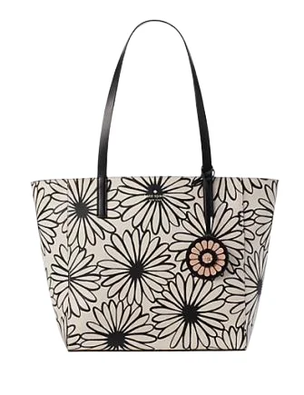 Kate Spade New York Rosa Daisy Medium Tote Designer Bags, Low Prices